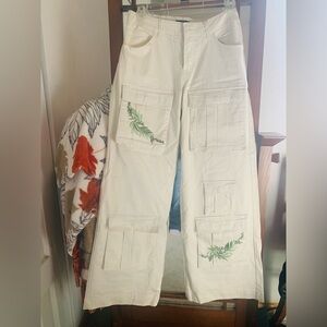 Forever 21 Cream Pants